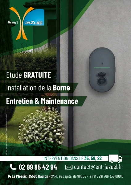 Sarl Jazuel Electricien A Baulon Pres De Rennes Borne De Recharge